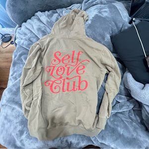 “self love club” hoodie